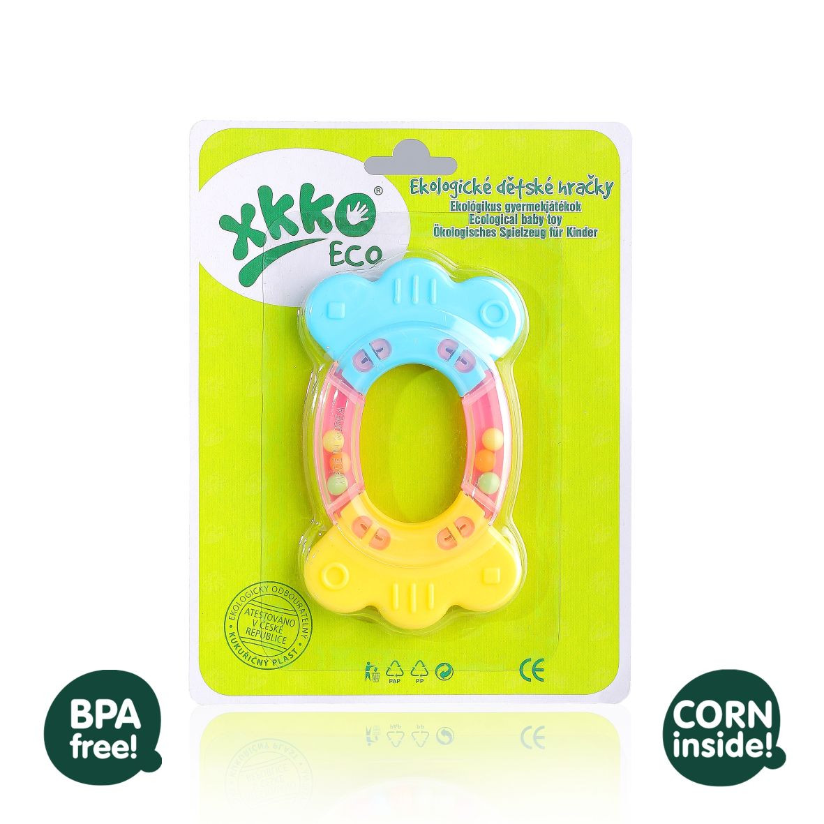 We recommend our XKKO ECO Teether Candy the goods are in stock. www.xkko.eu