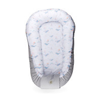 Double-sided Baby Nest XKKO LUX - Sky Whale