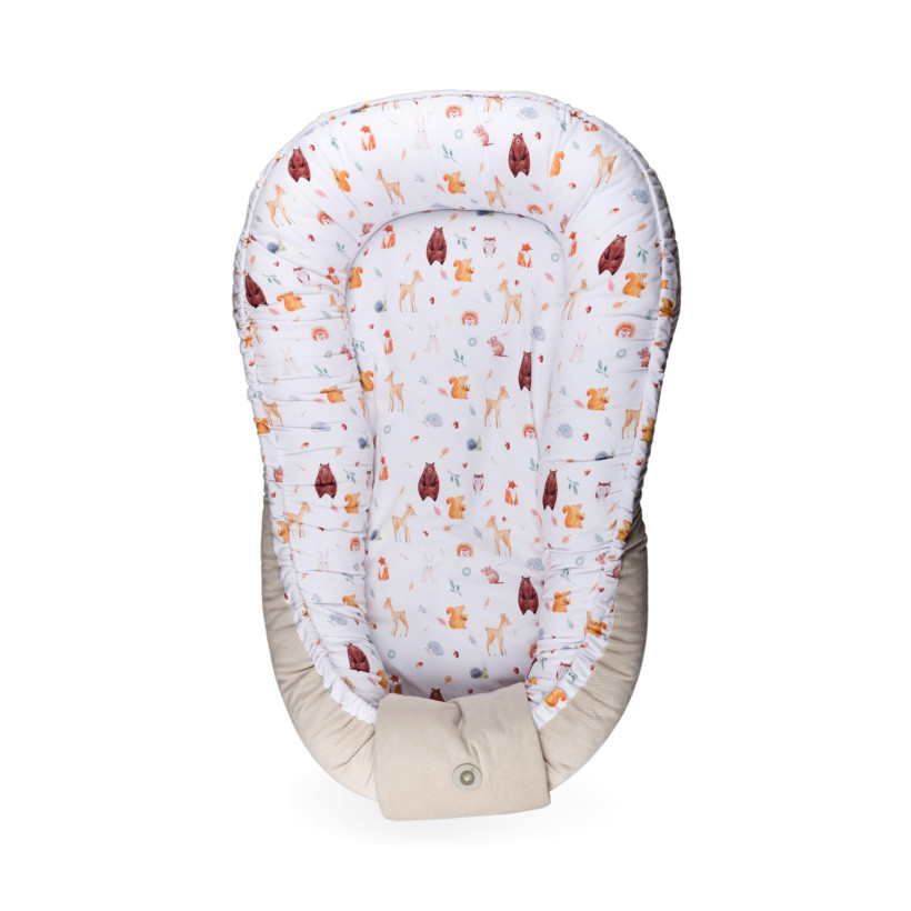 Double-sided Baby Nest XKKO LUX - Wild Forest